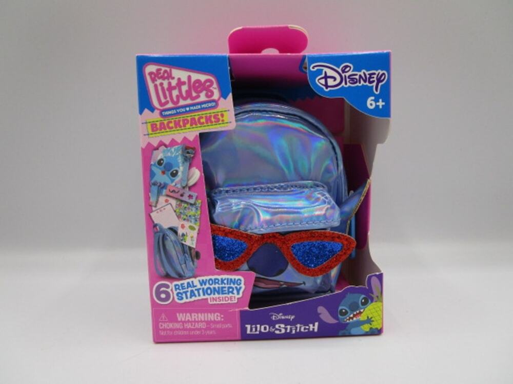 Real Littles Backpack Lilo & Stitch With 6 Mini Real Stationery Surprises